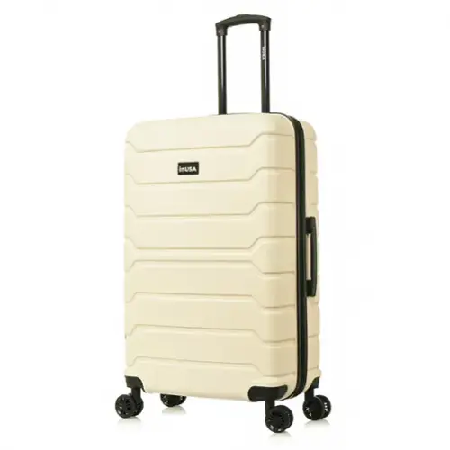Front. InUSA - Trend lightweight hardside spinner luggage 28" - SAND.