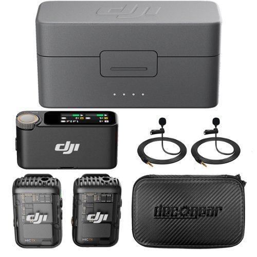 DJI Mic 2 (2 TX + 1 RX + Charging Case) All in one Wireless