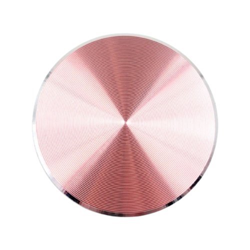 Home Collection - 2-Pack Universal Metal Plates with Adhesive for Magnetic Car Phone Mount Holders - Rosegold-Front_Standard 
