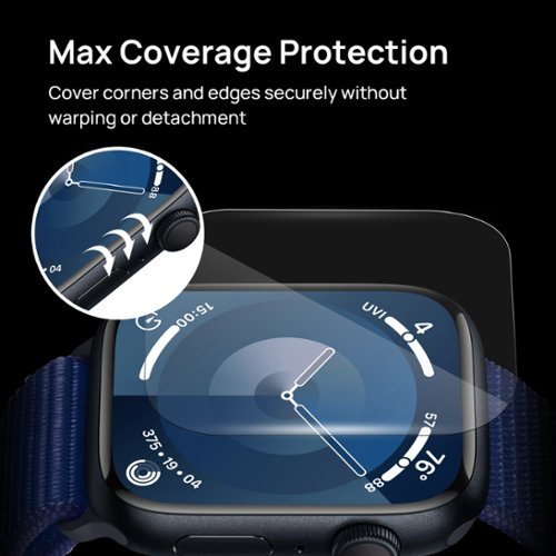 Sodi 8 Pack for Apple Watch Screen Protector 41mm Series 9/8/7, Anti-Scratch, High Sensitivity, Soft HD TPU Clear Film - Clear HOW TO BUY