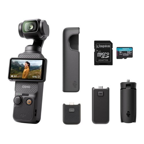 DJI Osmo Pocket 3 Capture More Combo 4K Vlogging Camera Black CP