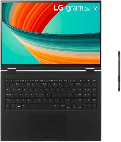 LG  gram 16” 2in1 Laptop - Intel Evo 13th Gen Intel Core Processor i7 with 32GB RAM - 1TB NVMe SSD - Black - Black GLOBAL SHIPPING