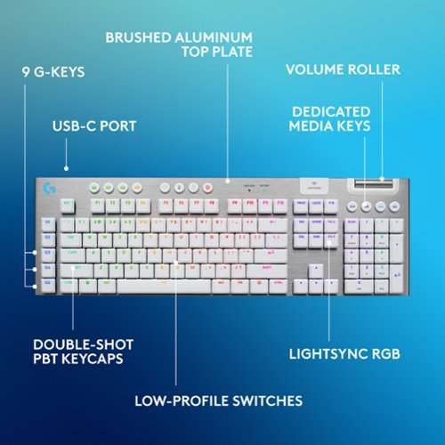Logitech G915 X LIGHTSPEED Full size Wireless Mechanical GL Brown