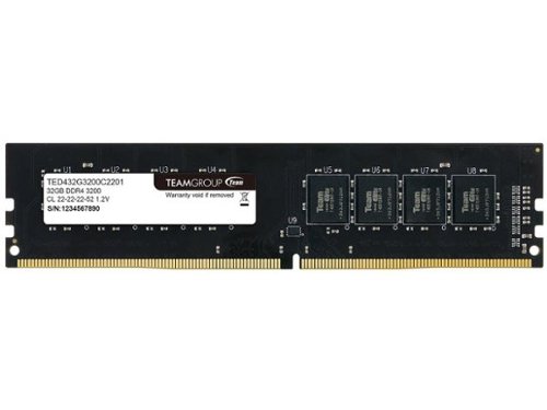 DDR4-3200 32GB 2枚 TED464G3200C22DC01 Team TED464G3200C22DC01 ELITE 288pin DDR4-3200 CL22-22-22 64GB