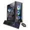 iBUYPOWER - TraceMR Gaming Desktop - Intel i7-12700KF - 16GB DDR4 Memory - NVIDIA GeForce RTX 3080 - 1TB NVMe SSD - Black-Front_Standard