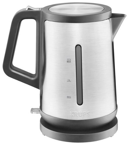 Krups - Control Line 1.7-Quart Electric Kettle - Stainless Steel-Angle_Standard 