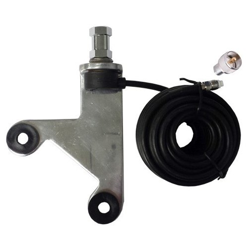 Mopar - Antenna Mounting Bracket with Coax - Gray