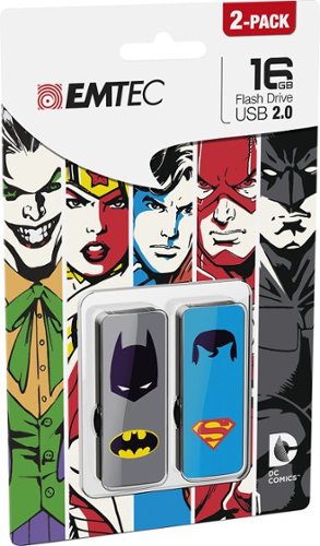  EMTEC - Super Heroes 2-pack 16GB USB 2.0 Flash Drive