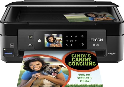  Epson - Expression Home XP-430 Small-in-One Wireless All-In-One Printer