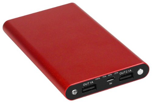  ChargeIt - Slimline Portable Charger - Red