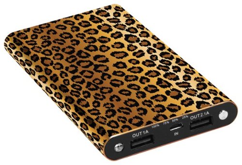  ChargeIt - Slimline Portable Charger - Leopard