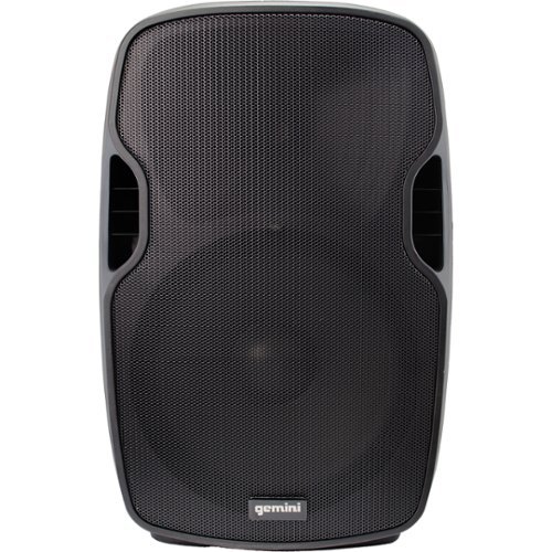 Gemini - 15" 2-Way Loudspeaker - Black-Front_Standard 
