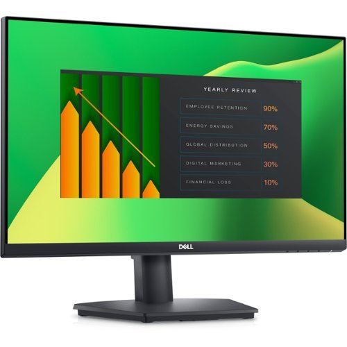 Dell - 23.8" VA LCD FHD 60Hz Monitor (VGA) - Black-Front_Standard 