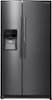 Samsung - 24.7 Cu. Ft. Side-by-Side Fingerprint Resistant Refrigerator with Food ShowCase and Thru-the-Door Ice and Water-Front_Standard 