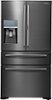 Samsung - 22.4 Cu. Ft. 4-Door Flex French Door Counter-Depth Fingerprint Resistant Refrigerator with Food ShowCase-Front_Standard 