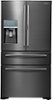 Samsung - 22.4 Cu. Ft. 4-Door Flex French Door Counter-Depth Fingerprint Resistant Refrigerator with Food ShowCase-Front_Standard