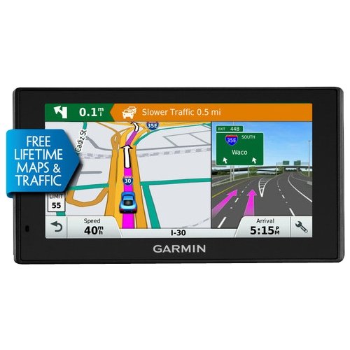 Garmin - DriveSmart 70LMT 7&quot; GPS with Built-In Bluetooth, Lifetime Map Updates and Lifetime Traffic Updates - Negro