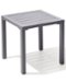 Crestlive Products - Aluminum Square Side Table Small Patio Coffee Bistro - Gray-Front_Standard