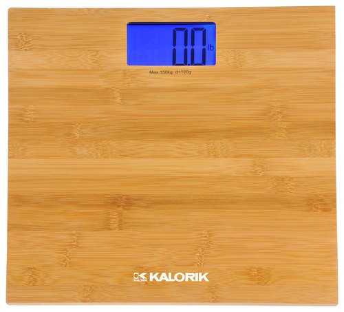  Kalorik - Digital Bathroom Scale - Bamboo