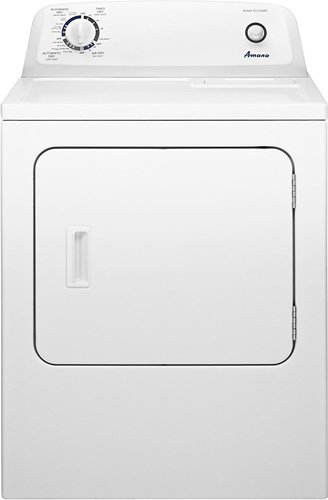  Amana - 6.5 Cu. Ft. 11-Cycle Gas Dryer - White