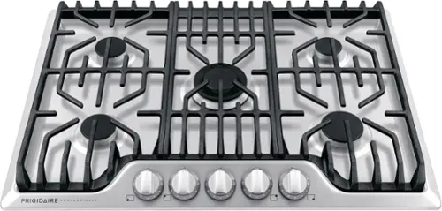 Front. Frigidaire - Professional 30" Gas Cooktop - Stainless Steel.