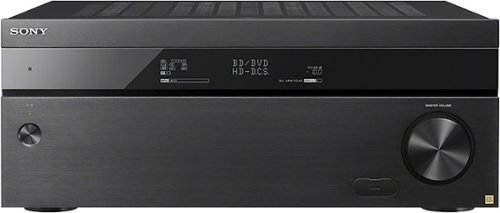Sony - ES Series 1050W 7.2-Ch. Network-Ready 4K Ultra HD and 3D Pass-Through A/V Home Theater Receiver - Black-Front_Standard