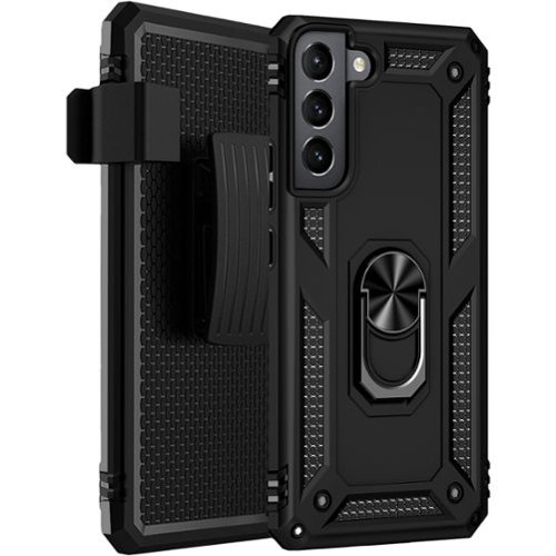 SaharaCase Military Kickstand Series Case for Samsung Galaxy S22+ - Black WORLDWIDE DELIVERY