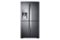 Samsung - 27.8 cu. ft. 4-Door Flex French Door Refrigerator with Food ShowCase - Black Stainless Steel-Front_Standard