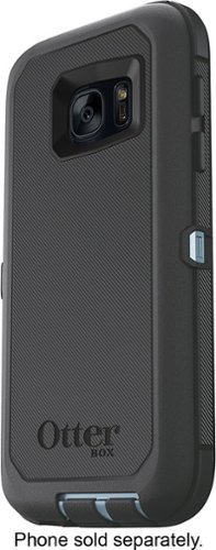  OtterBox - Defender Series Case for Samsung Galaxy S7 Cell Phones - Blue, Gray