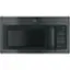 Front. GE - 1.6 Cu. Ft. Over-the-Range Microwave - Black.