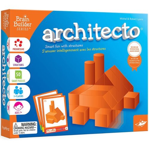FoxMind Games - Foxmind Games: Architecto Spatial Logic and Dexterity Game,1+ Players