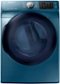 Samsung - 7.5 Cu. Ft. 12-Cycle High-Efficiency Electric Dryer with Steam - Azure-Front_Standard