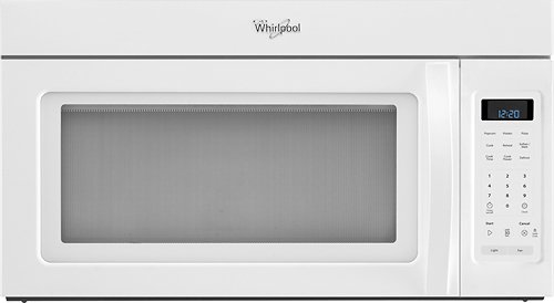  Whirlpool - 1.7 Cu. Ft. Over-the-Range Microwave - White