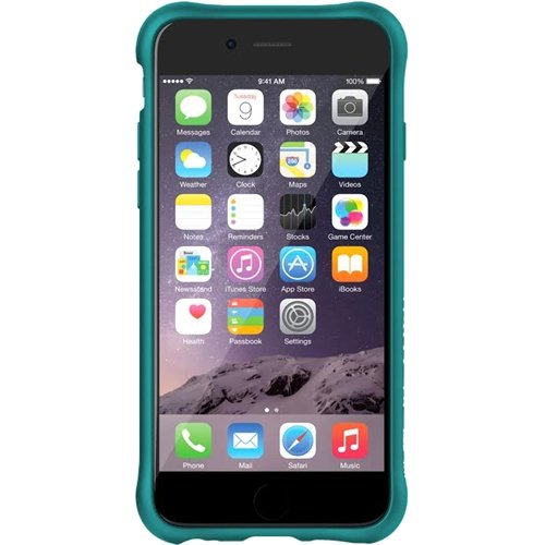  Ballistic - Tungsten Ultra Slim Case for Apple® iPhone® 6 and iPhone 6s - Clear/Teal