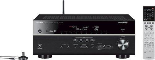  Yamaha - 875W 7.2-Ch. Network-Ready 4K Ultra HD and 3D Pass-Through A/V Home Theater Receiver - Black
