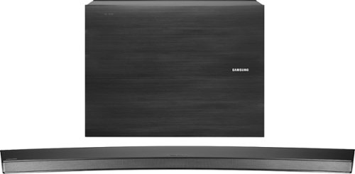  Samsung - 4.1-Channel Curved Soundbar System with Wireless Subwoofer and Digital Amplifier - Black