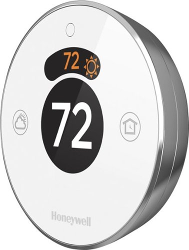  Honeywell - Lyric Round Wi-Fi Thermostat - Second Generation - White