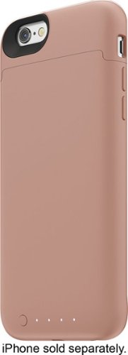  mophie - Juice Pack External Battery Case for Apple® iPhone® 6 and 6s - Rose Gold