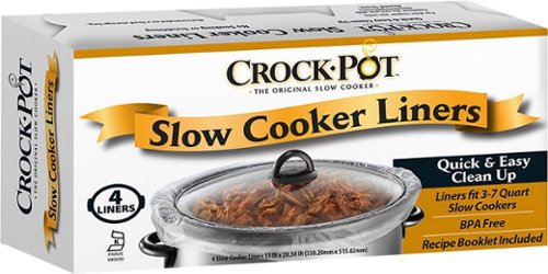  Crock-Pot - Slow Cooker Liners (4-pack) - Clear