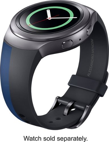 Samsung - Atelier Mendini Band for Gear S2 - Blue-black-Angle_Standard 
