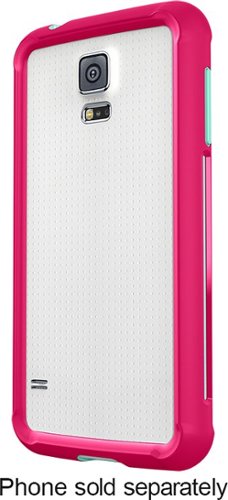  Belkin - AIR PROTECT Grip Bumper Case for Samsung Galaxy S 5 Cell Phones - Magenta
