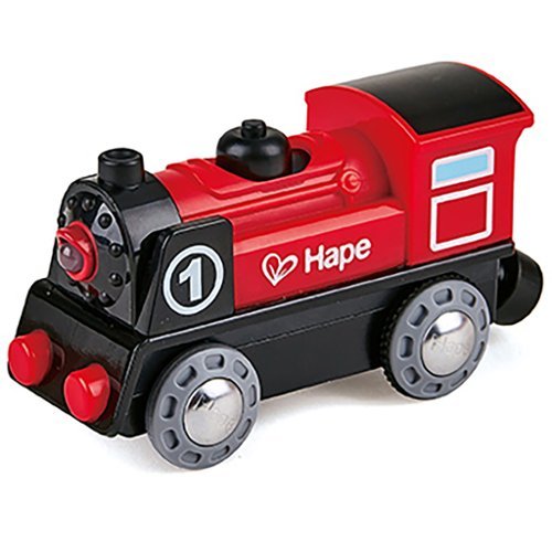 Hape - Hape: Battery Powered Engine No.1 - Red-White-Black -3+