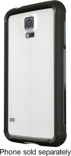 Belkin - AIR PROTECT Grip Bumper Case for Samsung Galaxy S 5 Cell Phones - Black-Front_Standard 
