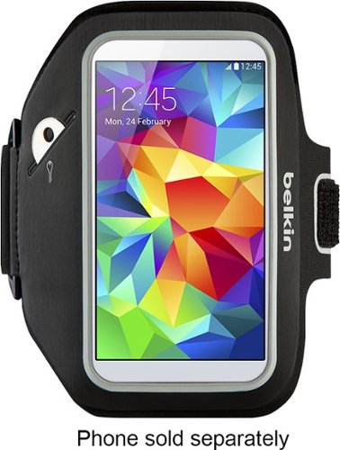 Belkin - Sport-Fit Plus Armband for Samsung Galaxy S 5 Cell Phones - Black
