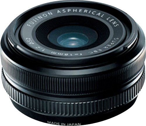 Fujifilm - XF 18mm f/2 R Pancake Lens - Black