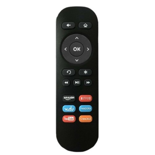 Home Collection - Replacement Remote Control for Roku 1/2/3/4, Express+, Premiere+, Ultra – No Setup Needed-Front_Standard 