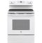 GE - 5.3 Cu. Ft. Freestanding Electric Range with Self-cleaning - White-Front_Standard 