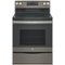GE - 5.3 Cu. Ft. Freestanding Electric Range with Self-cleaning - Slate-Front_Standard 