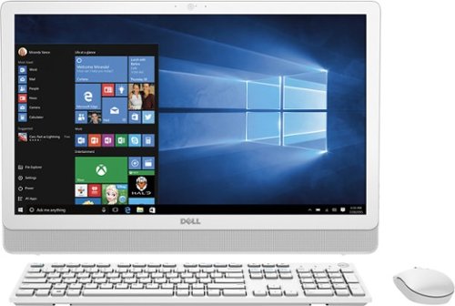  Dell - Inspiron 23.8&quot; Touch-Screen All-In-One - Intel Core i3 - 8GB Memory - 1TB Hard Drive - White
