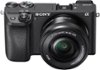 Sony - Alpha a6300 Mirrorless Camera with E PZ 16–50 mm F3.5–5.6 OSS Lens - Black-Front_Standard